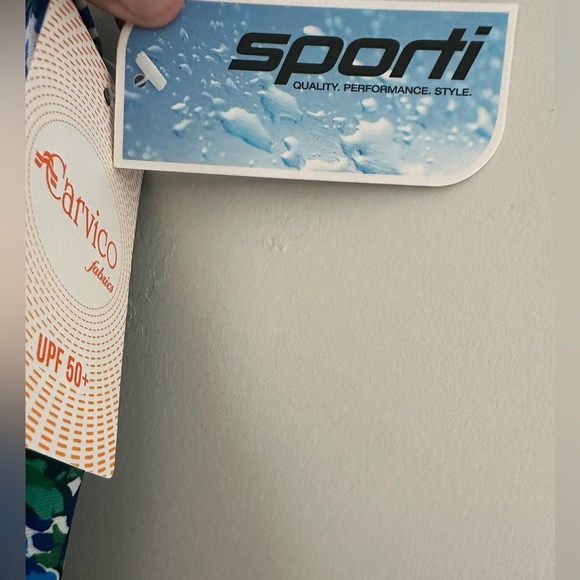 Floral Blue Women's One Piece Swimsuit - Picture 4 of 5